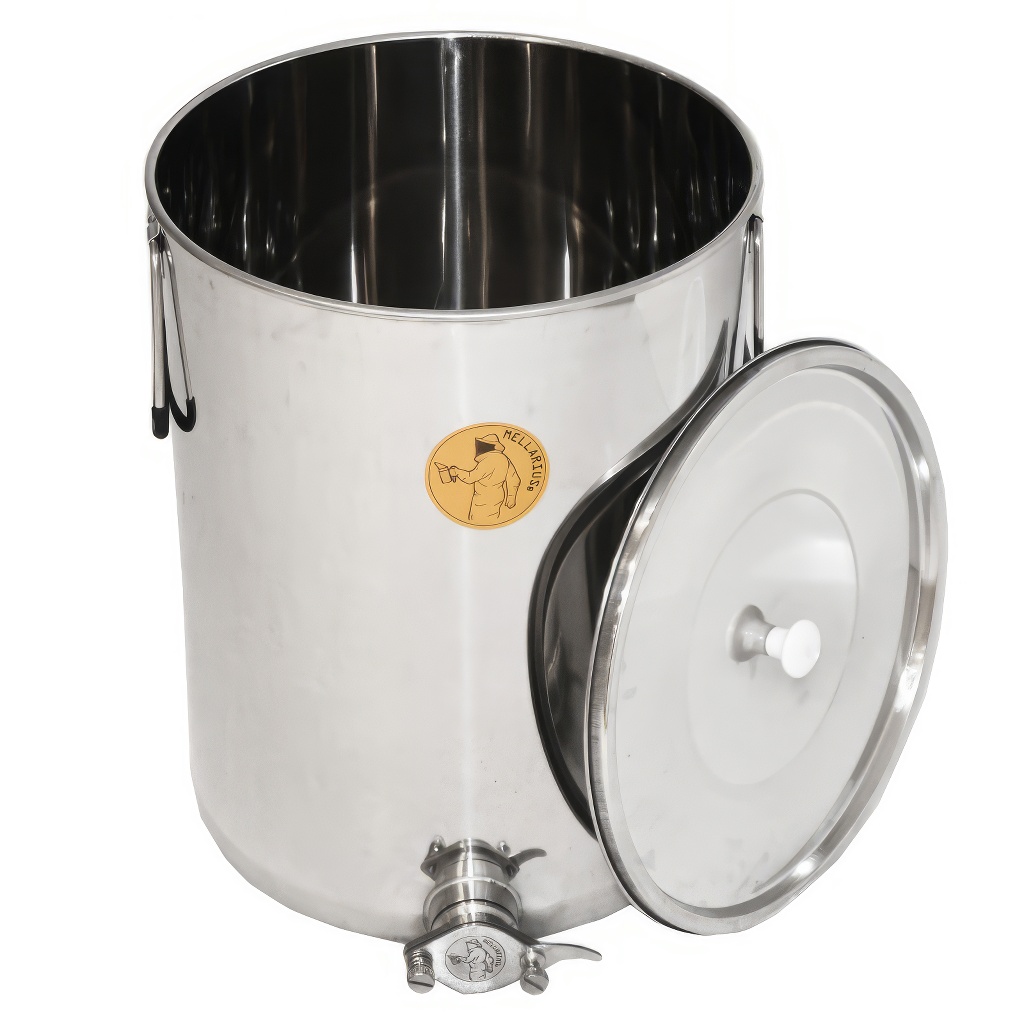 50 kg honey tank Mellarius MiniLine with stainless steel gate