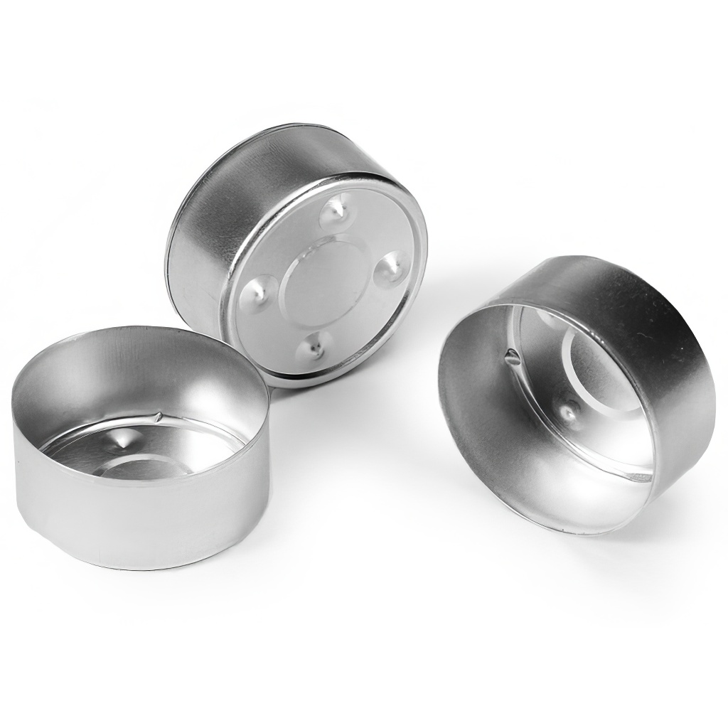 Tea light candle cup round - 100 pcs
