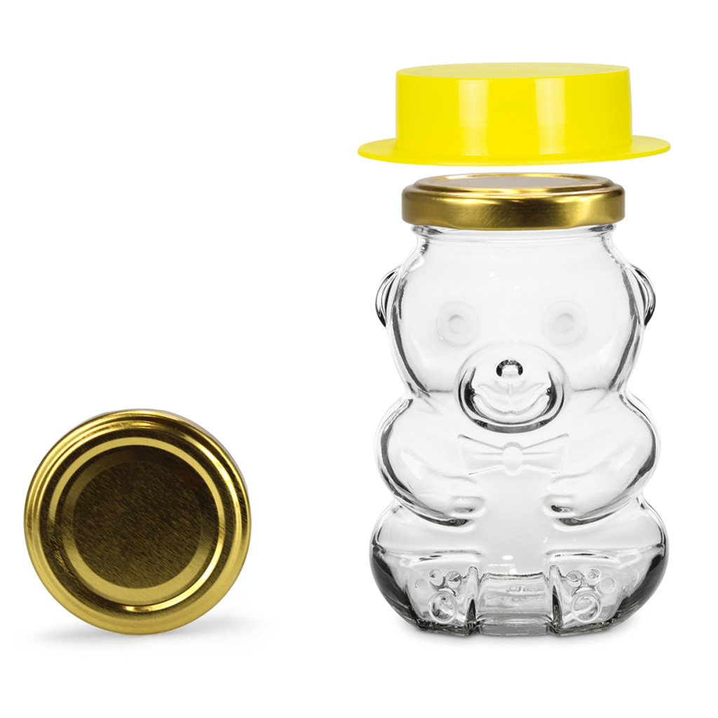 Honey jar bear with lid 285 ml (TO 58)