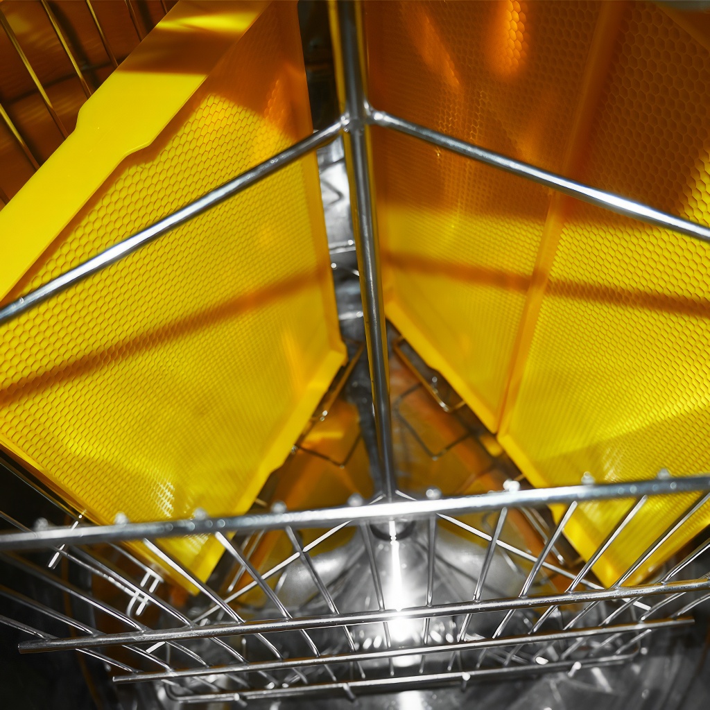Mellarius MiniLine D52 manual 3 frame honey extractor with legs
