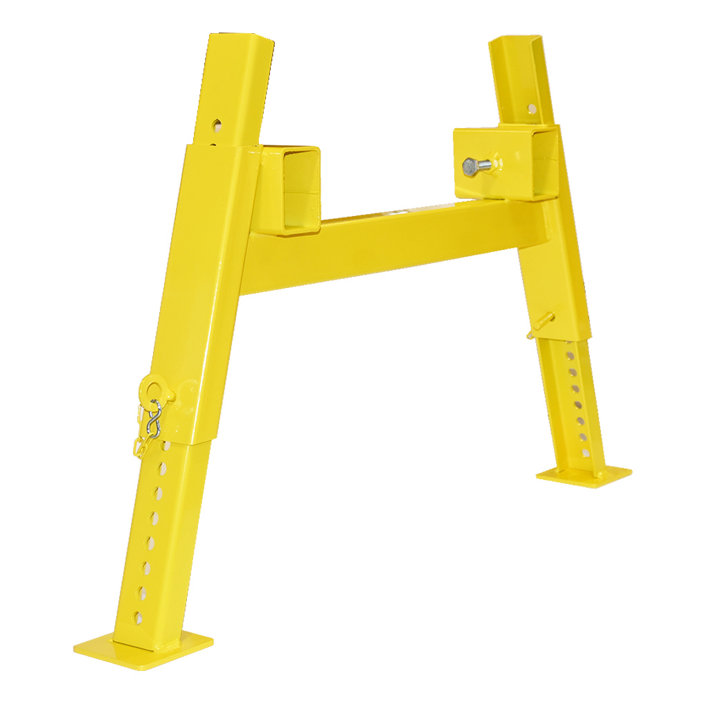 Galvanized yellow hive stand 23.5 - 56.5 cm - 1 piece