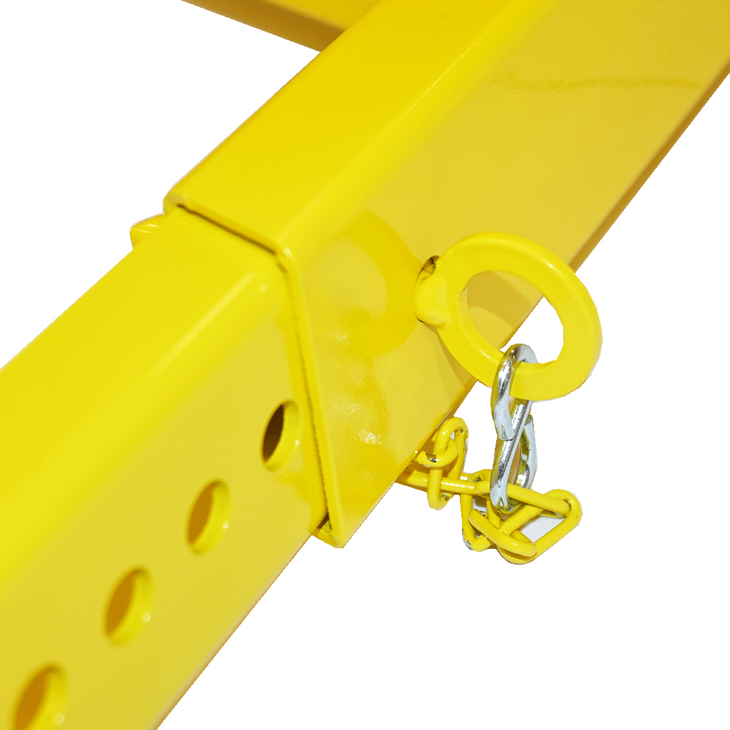 Galvanized yellow hive stand 23.5 - 56.5 cm - 1 piece