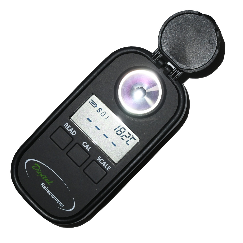 Digital honey refractometer