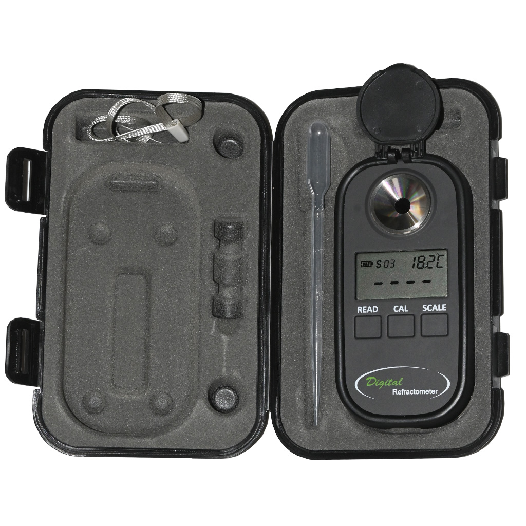 Digital honey refractometer