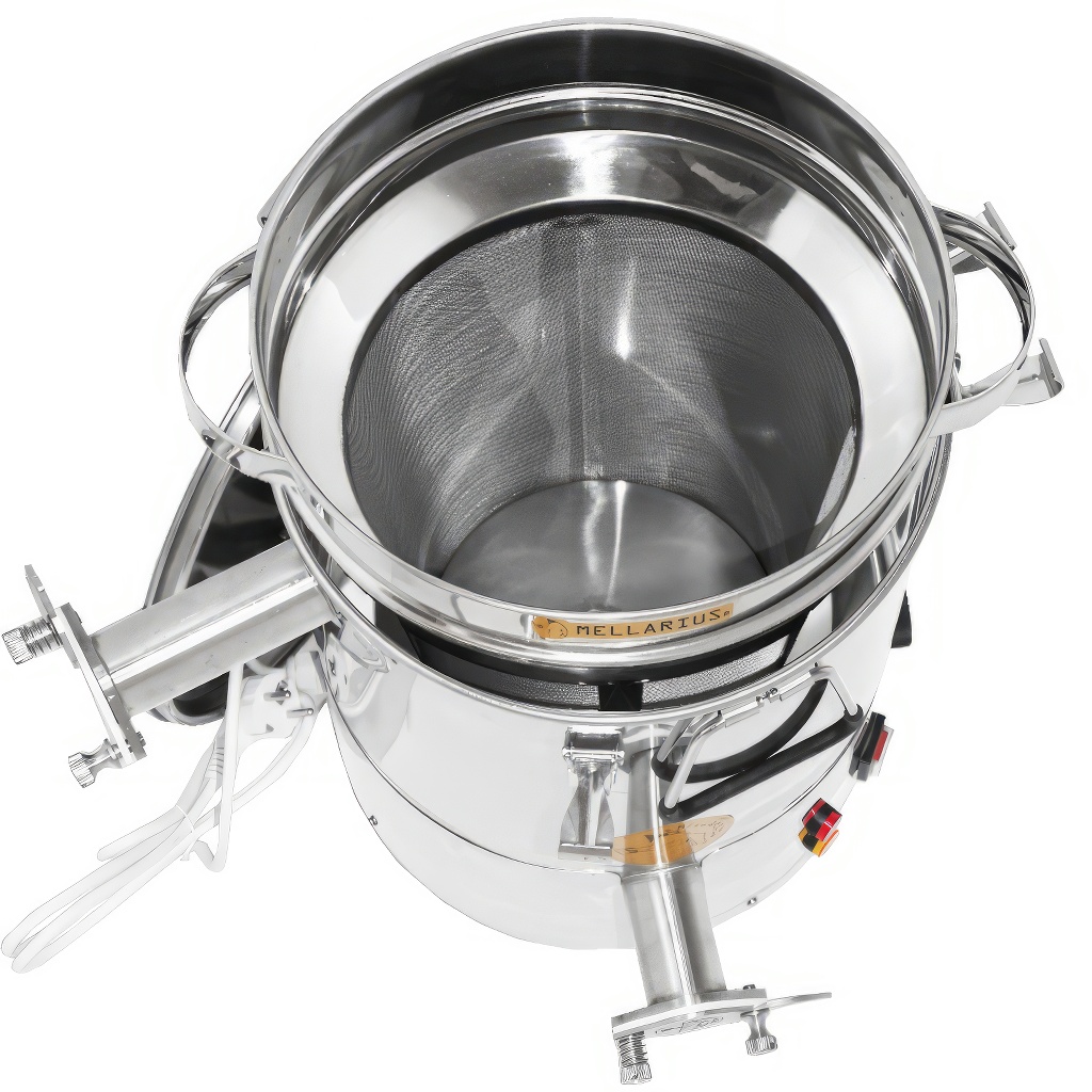 Honey Extractor and Clarifying Tank Mellarius MaxiLine 35 kg with Integrated Heating Element