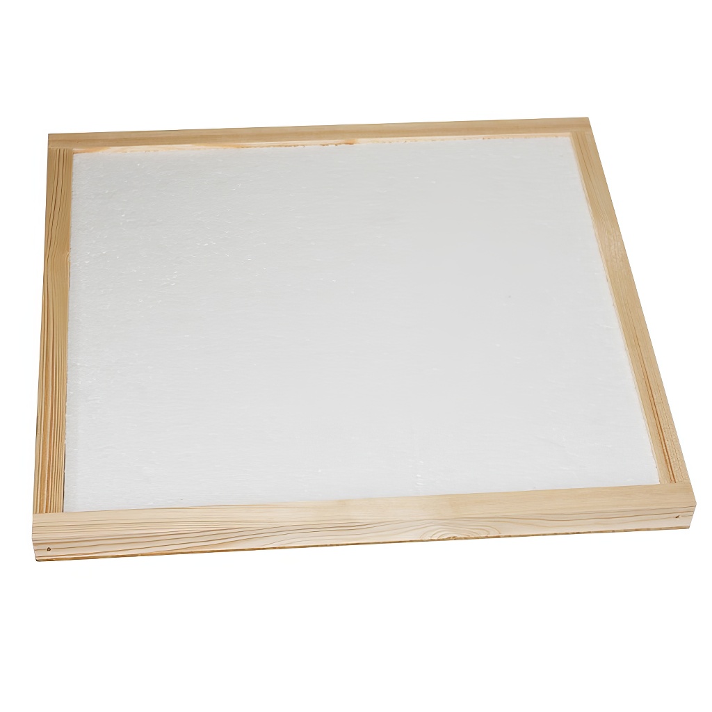 Wooden inner roof with EPS insulation board