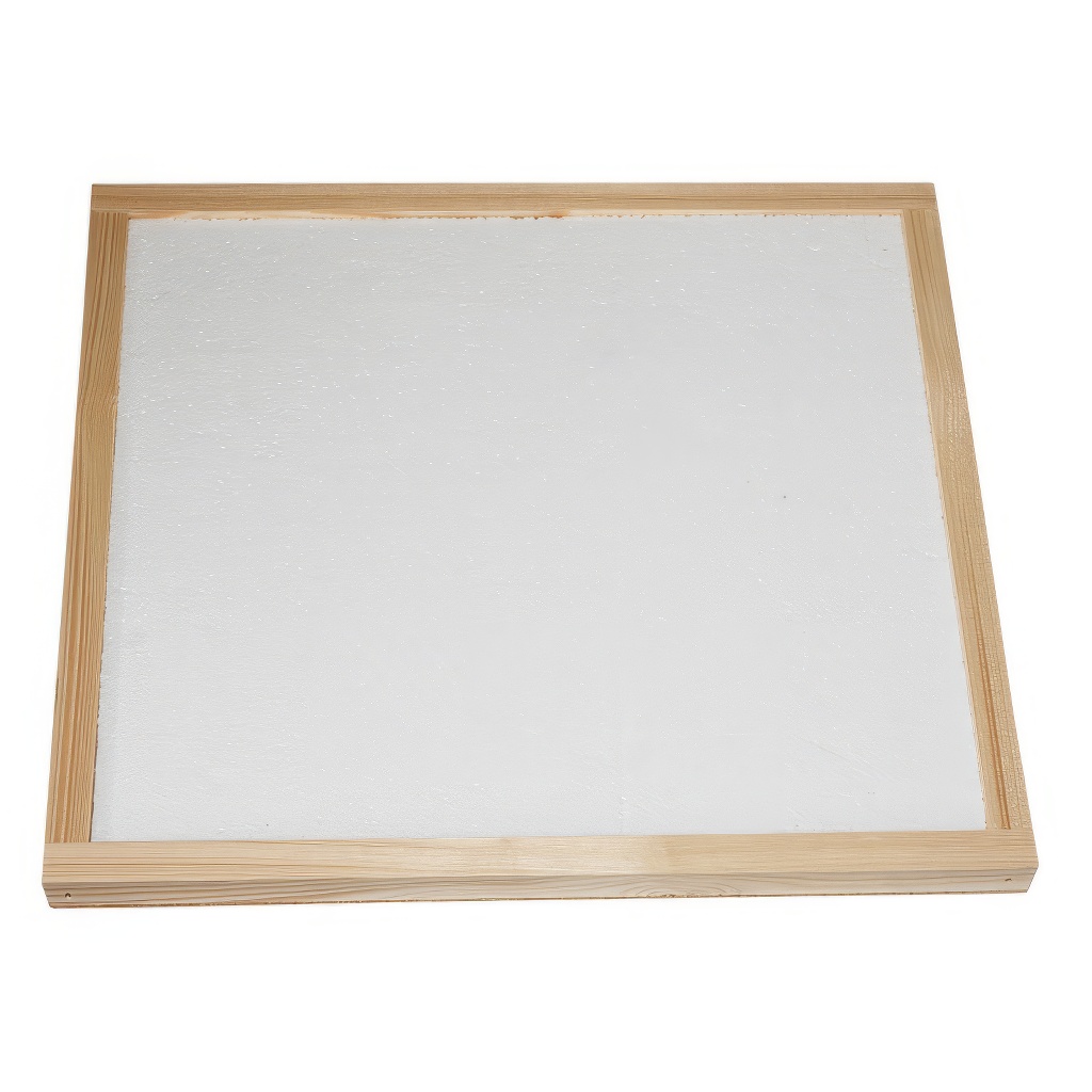 Wooden inner roof with EPS insulation board