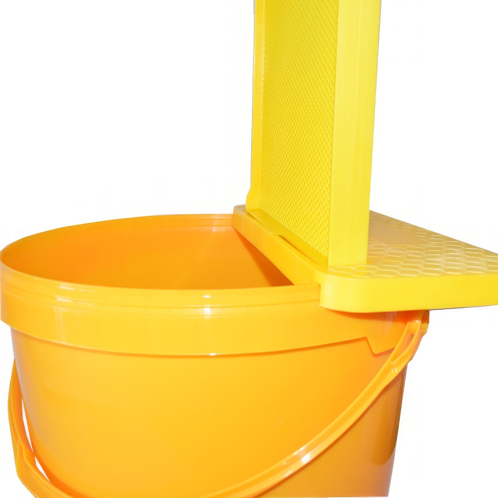 Frame holder for bucket - plastic