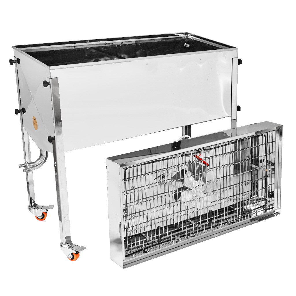 Mellarius uncapping table with heated lid 1 m
