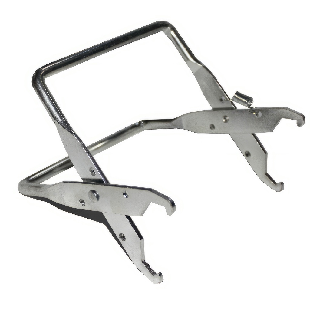 Stainless steel frame grip