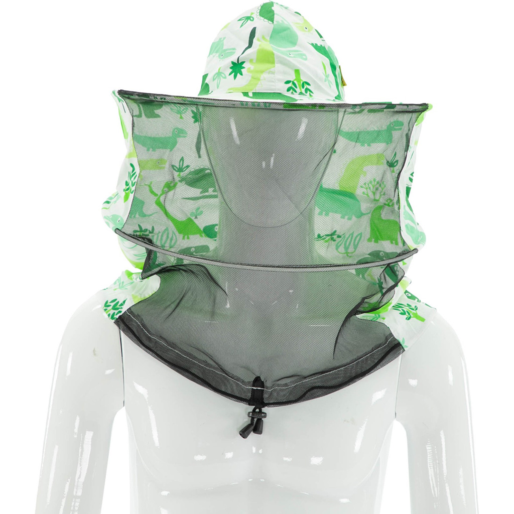 Children's beekeeping hat - dinosaurs
