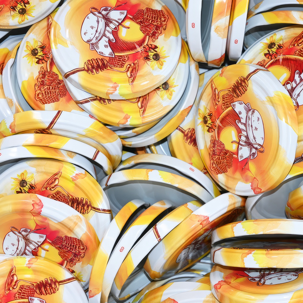 Lid TO 82 - Painted jar - full box 700 pcs - HO22