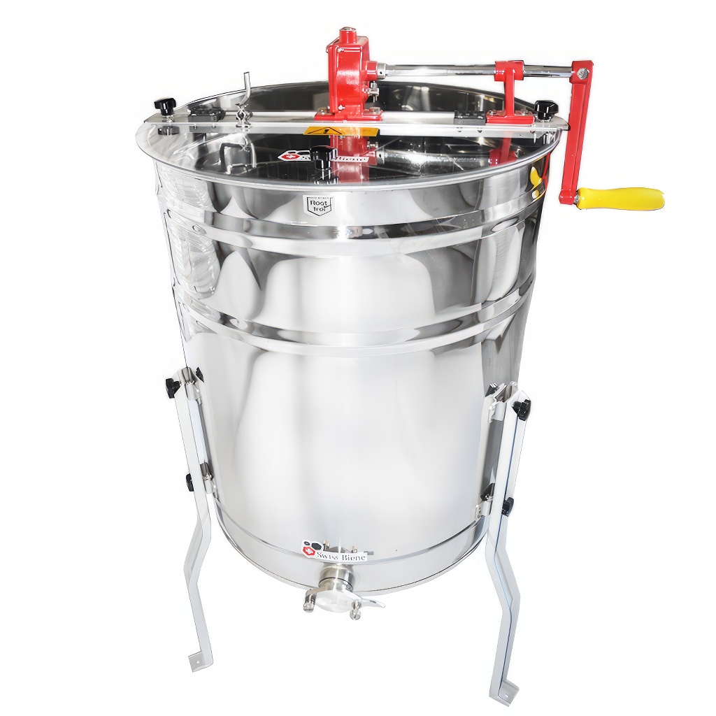 Manual 4 frame honey extractor without shaft Ø 54 cm - Swiss Biene