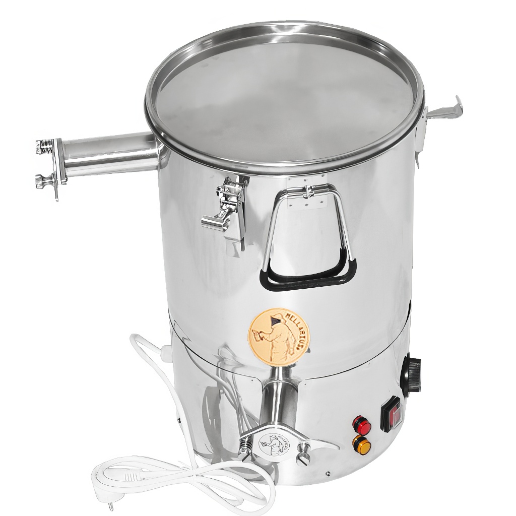 Honey Extractor and Clarifying Tank Mellarius MaxiLine 35 kg with Integrated Heating Element