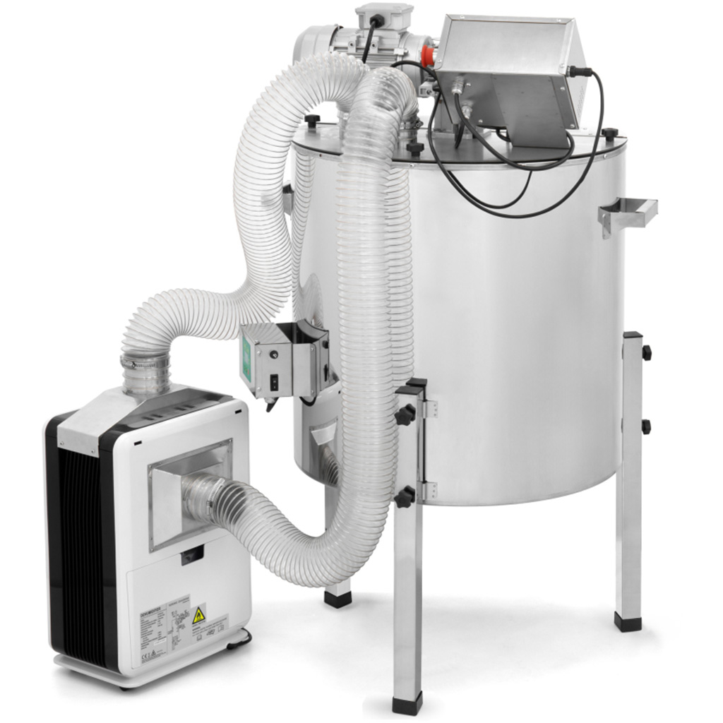 Double-walled mixing device ApiCera® with heating and dryer - 185 kg