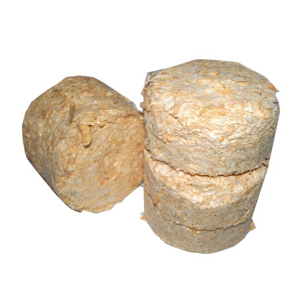 Fuel for smoker - pressed sawdust