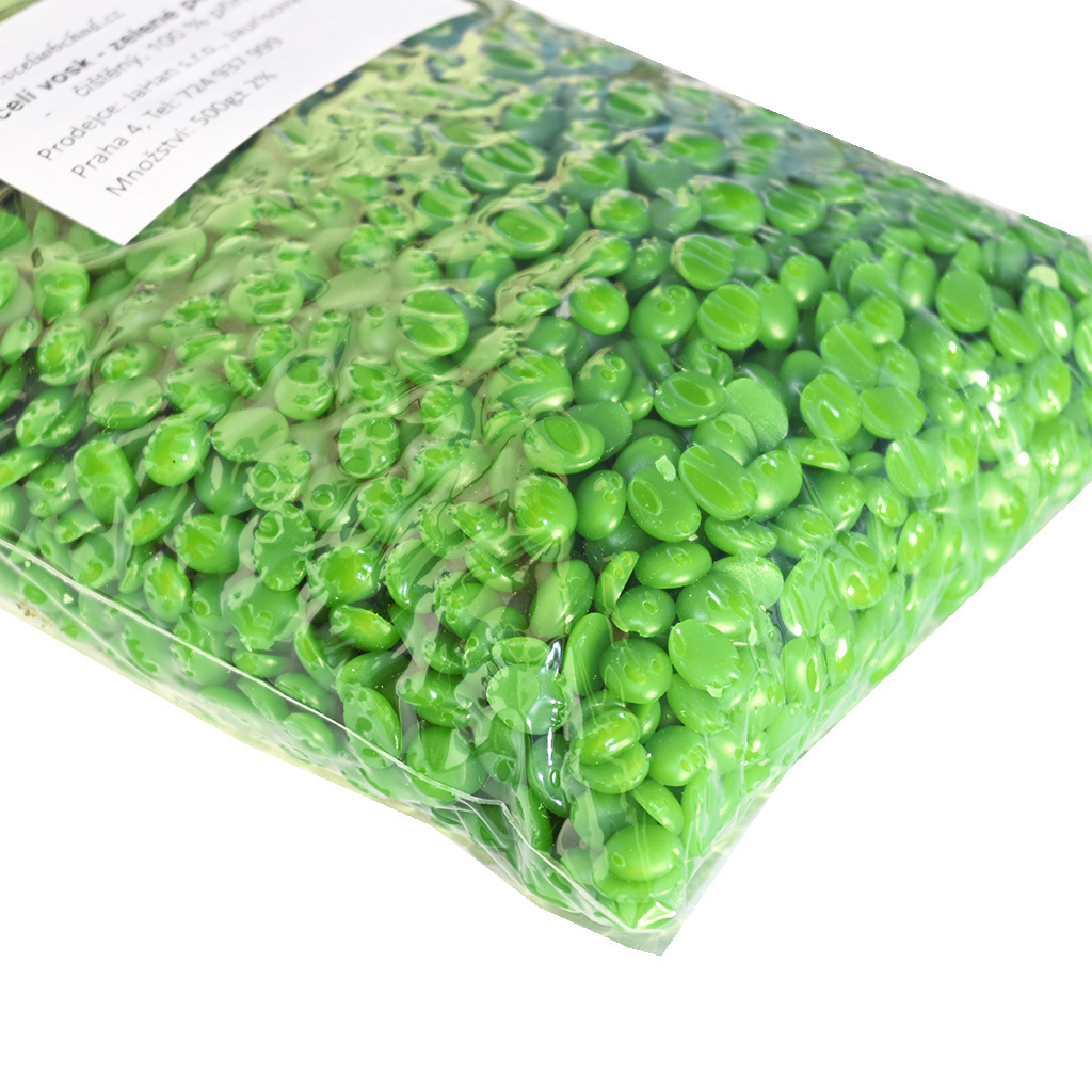 Beeswax - green pellets - 500 g