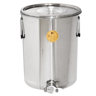 50 kg honey tank Mellarius MiniLine with stainless steel gate