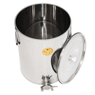 50 kg honey tank Mellarius MiniLine with stainless steel gate