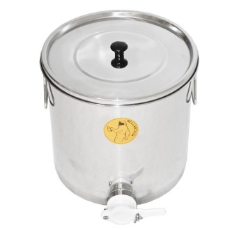25 kg honey tank Mellarius MiniLine with nylon gate