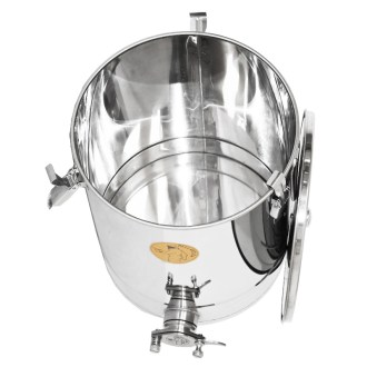 35 kg honey tank Mellarius OptiLine with stainless steel gate and sealing lid