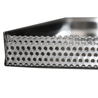 Insertion with strainer for solar wax melter - stainless steel