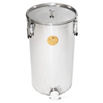 50 kg honey tank with plastic gate and sealing lid - Mellarius