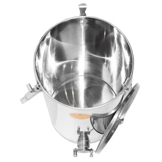 50 kg honey tank Mellarius OptiLine with stainless steel gate and sealing lid
