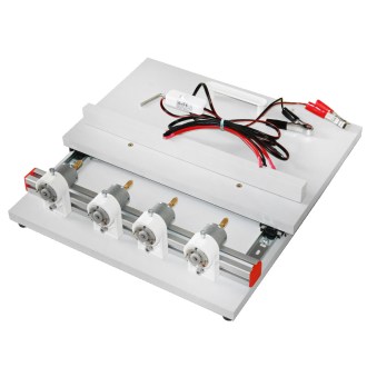 Frame drilling device with four drills