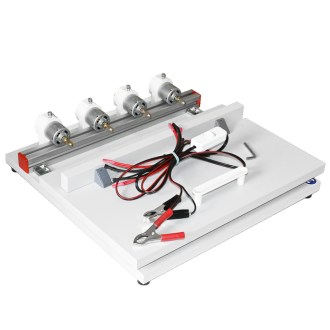 Frame drilling device with four drills