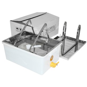 Stainless steel uncapping tray SB