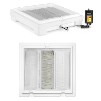 Heating polystyrene chamber