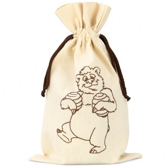 Gift bag for glass of honey - Bear