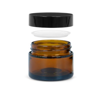 Brown glass jar 50 ml