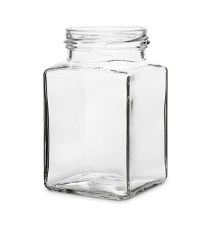 Square jar 260 ml (TO 58)