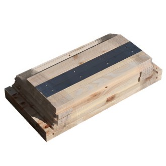 Full-depth hive box for Deutsch Normalmaß - 10 frames - schiene - decompose