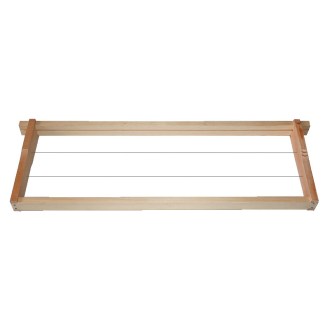 Langstroth frame 2/3 - 159 - Hoffman, wire tightened, with eyelet, with groove 1 pc