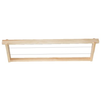 Langstroth frame 1/2 - 137 - Hoffman, wire tightened, with eyelet, with groove 1 pc