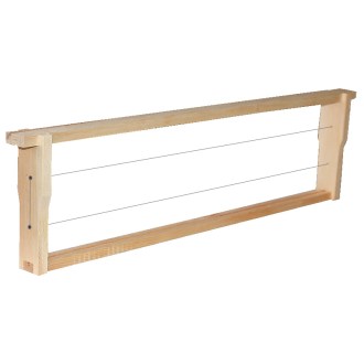 Langstroth frame 1/2 - 137 - Hoffman, wire tightened, with eyelet, with groove 1 pc