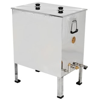 Stainless steel wax melter 62 x 42 cm