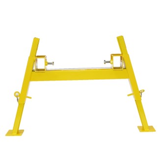 Galvanized yellow hive stand 23.5 - 56.5 cm - 1 piece