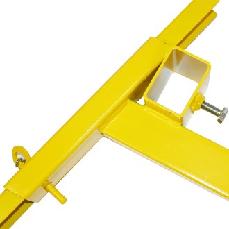 Galvanized yellow hive stand 23.5 - 56.5 cm - 1 piece