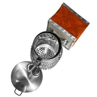 Smoker - large - long - round with ultra cage