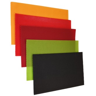 Wax foundation - colorful (on candles) - unbreakable 37x21,5cm