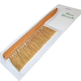 Bee brush with handle - natural brush