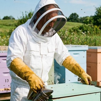 Bee jacket with hood - S-XXL