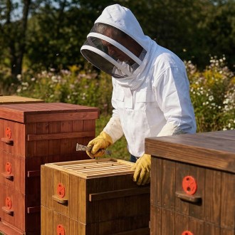 Bee jacket with hood - S-XXL