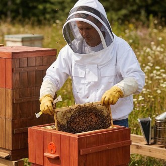 Bee jacket with hood - S-XXL