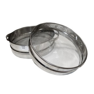 Equal - double stainless steel honey filter ⌀23 cm