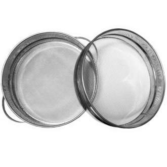 Equal - double stainless steel honey filter ⌀23 cm
